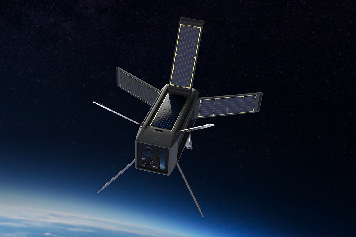 Lockheed Martin Fire Ant Satellite deployed